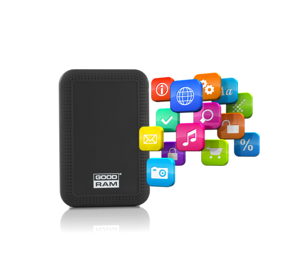 GOODRAM DataGo 320GB USB 3.0 czarny - 428806 - zdjęcie 2